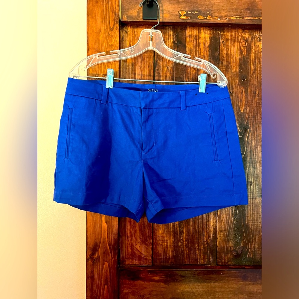 Ana Twill Blue Shorts Size 12